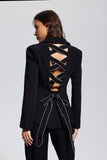Celine İçi Boş Çapraz Dalma Blazer