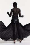 Christina Deconstruct Mesh Maxi Etek