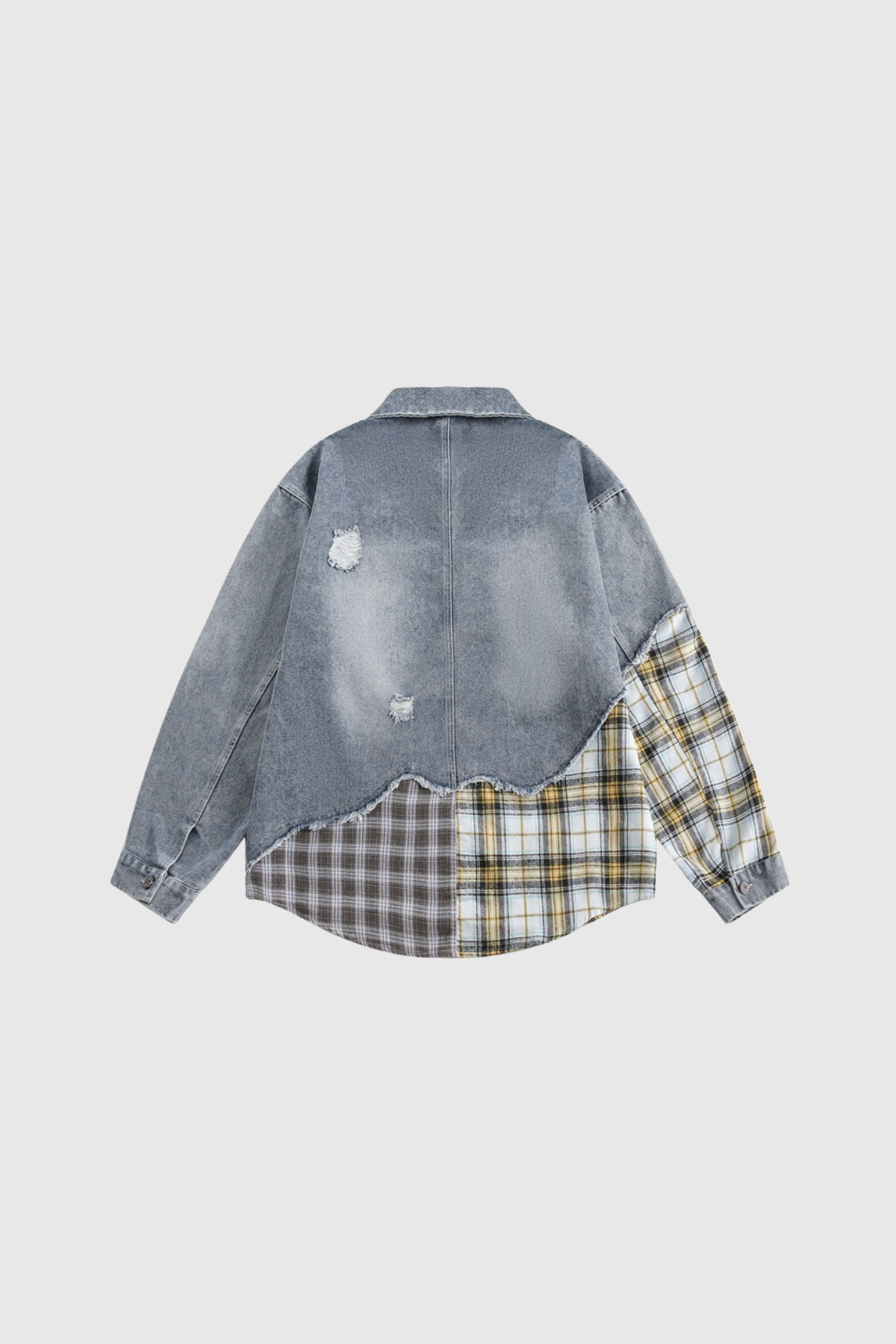 Dagr Grid Deconstruct Denim Ceket