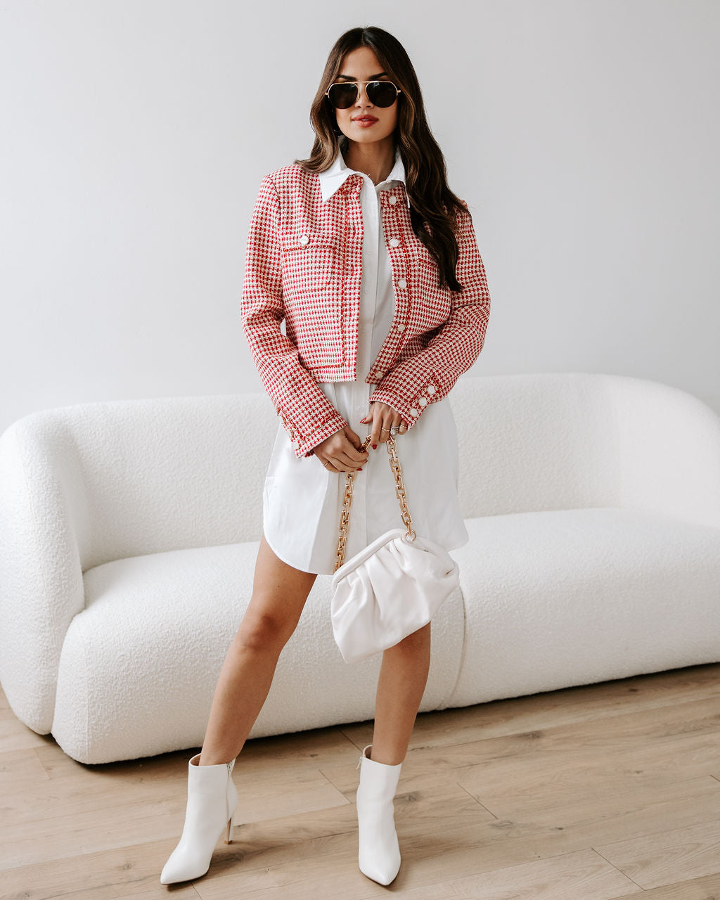 Alana Tweed Zincirli Blazer