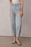 Eden Taşlı Taşlı Kesim Denim Jeans