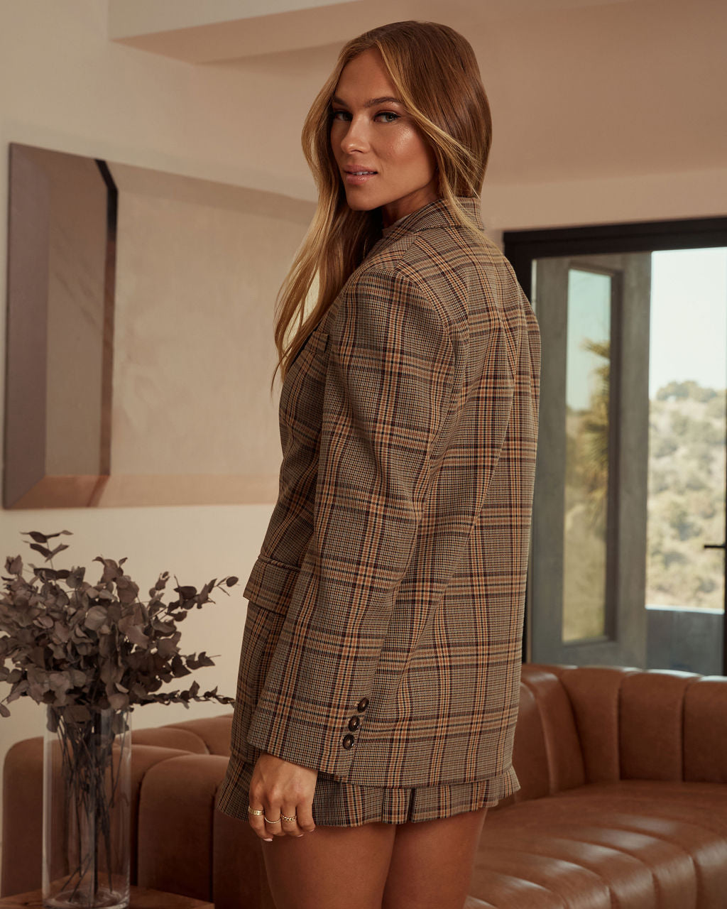 Binx Ekose Blazer