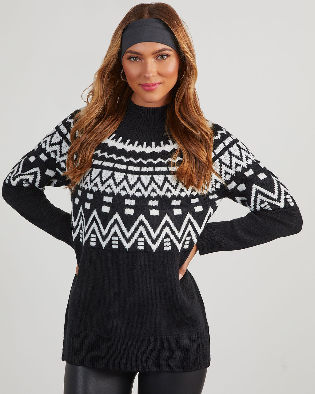 Blizzard Fair Isle Balıkçı Yaka Kazak