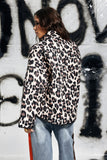 Fern Leopar Pamuklu Ceket