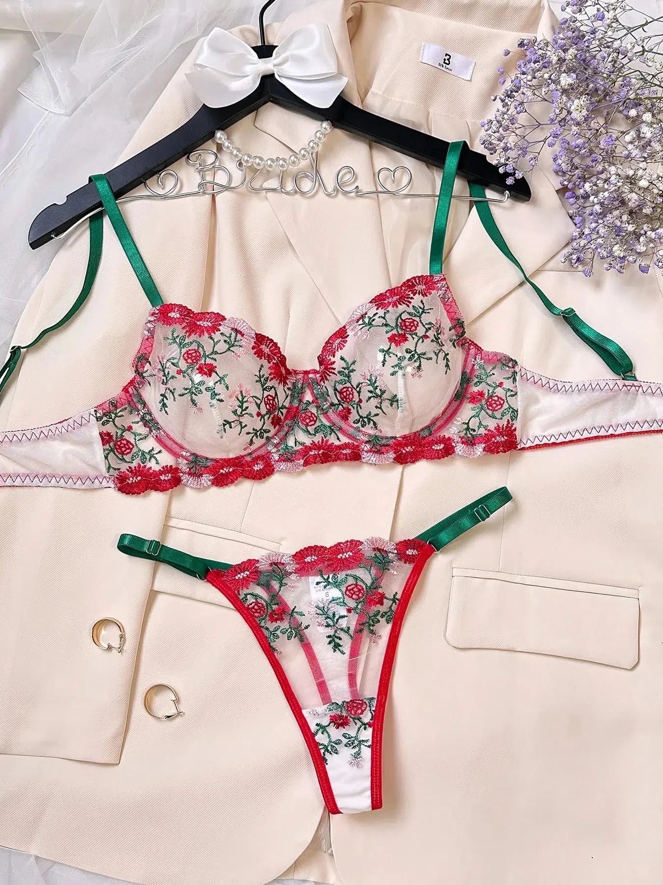 Sueña™ Gemma Çiçekli Body Takım
