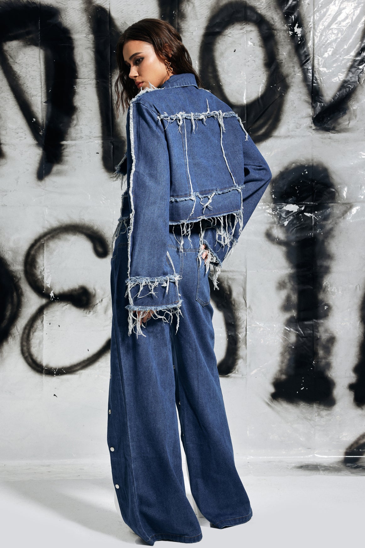 Greeley Saçaklı Cep Denim Ceket
