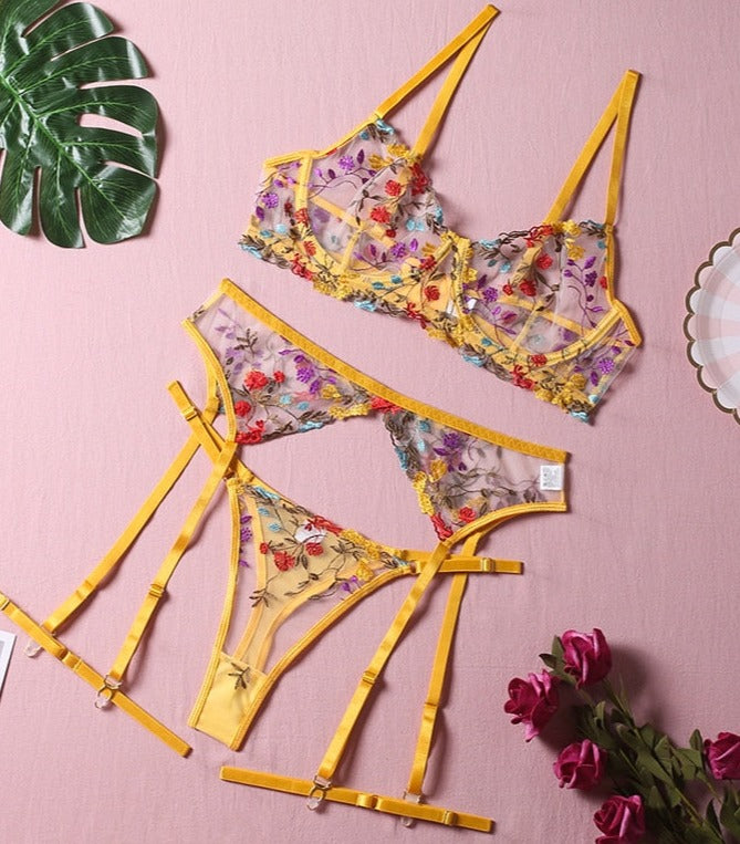 Sueña™ Daisy 3 Parça Fransız İç Giyim Takımı