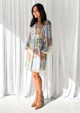 Baltimore Elbise - Kahverengi Paisley