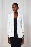 Indy Fırfır Dantelli Asimetrik Blazer