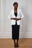 Indy Fırfır Dantelli Asimetrik Blazer