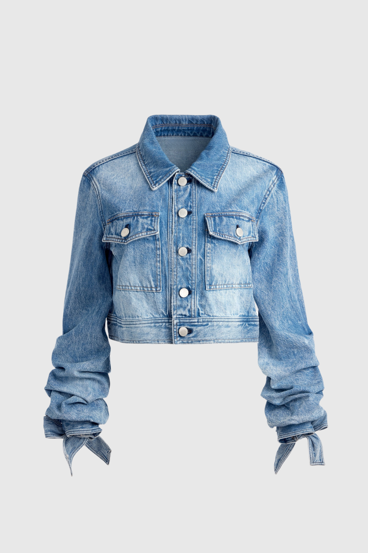 Ishita Ruch Fiyonklu Denim Ceket