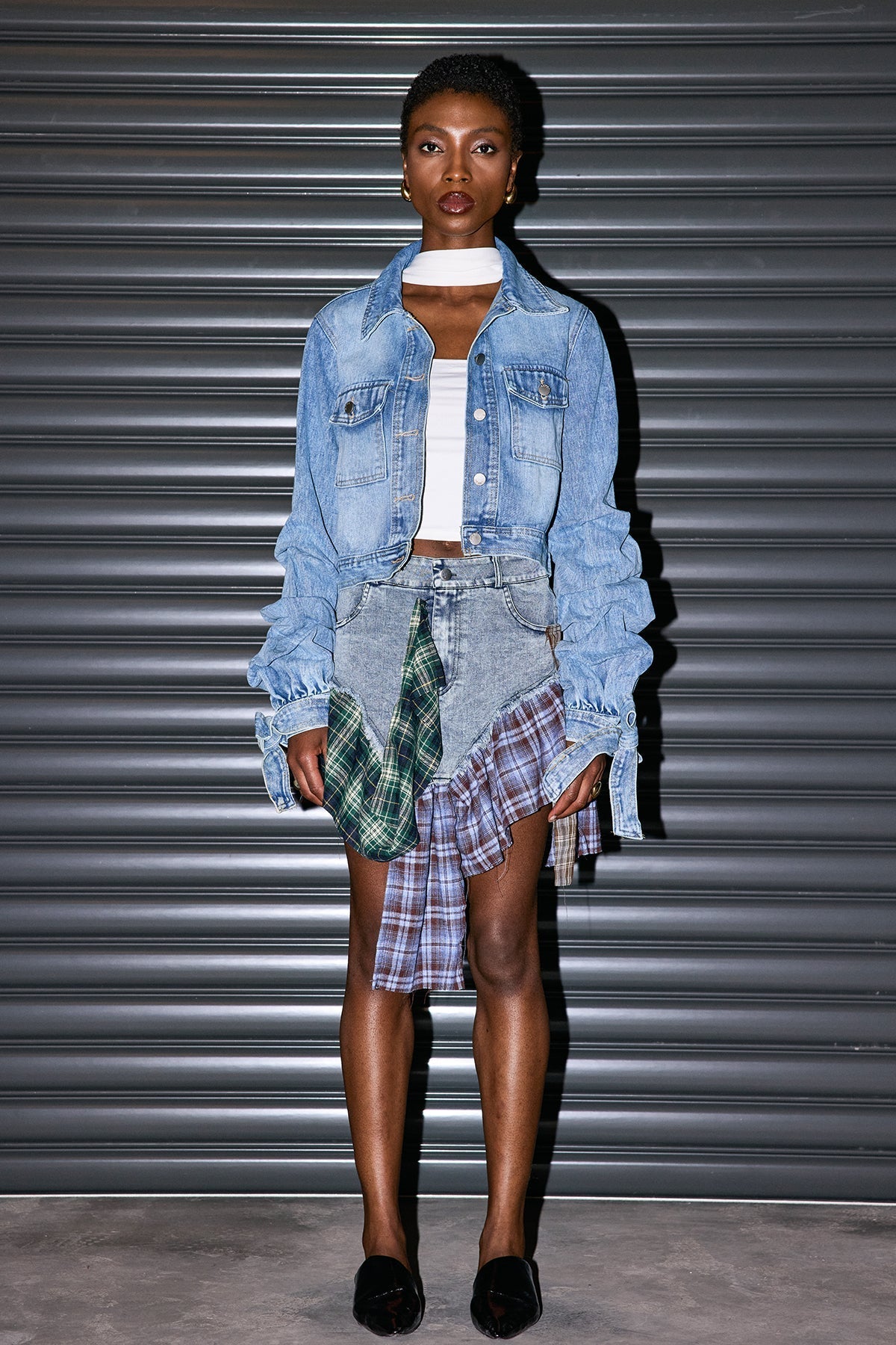 Ishita Ruch Fiyonklu Denim Ceket