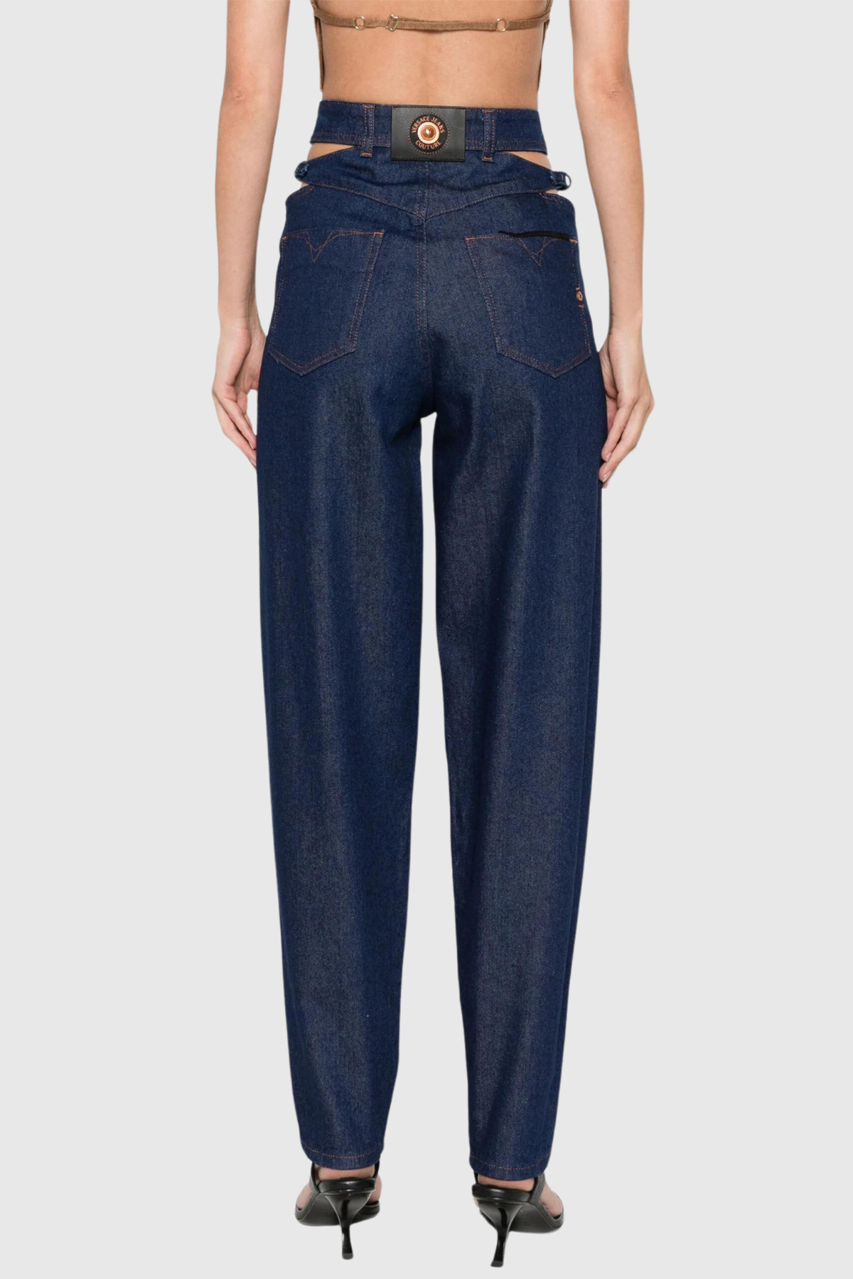 James Cutout Düz Kot Pantolon