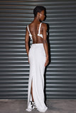 Kira Çiçek Spagetti Bodycon Set