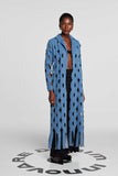 Lilly Geometrik Hollow Denim Ceket