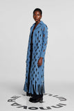 Lilly Geometrik Hollow Denim Ceket