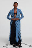 Lilly Geometrik Hollow Denim Ceket