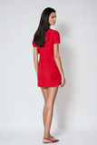 Mahika Çiçek Bodycon Mini Elbise