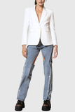 Michael Cutout Deconstruct Düğmeli Kot Pantolon