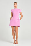 SIMONE Pembe Mini Elbise