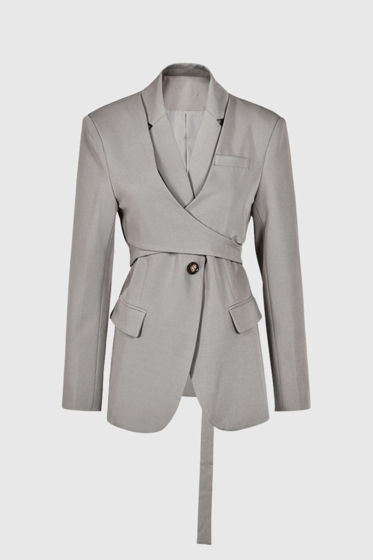 Nieve Çapraz Bağcıklı Dalma Blazer