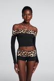 Ophelia Leopar Şort