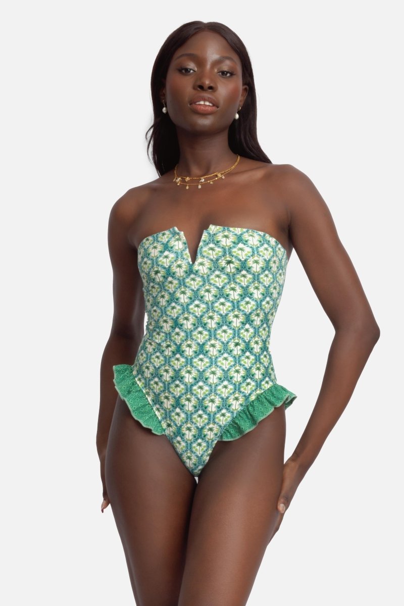 Sueña™ Lily Fırfırlı Tek Parça / Palmera
