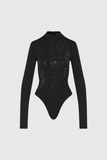 Quentin Taşlı Bodycon Bodysuit
