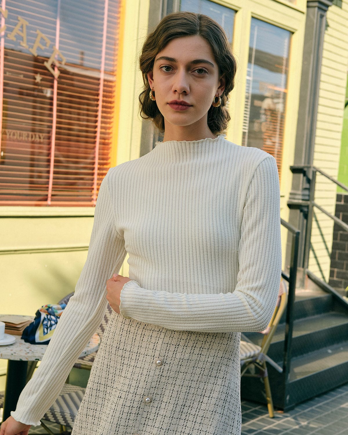 Sueña™ Düz Yarım Yaka Slim Fit Tişört