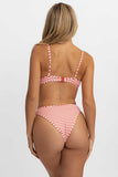 Sueña™ Giselle Cesur Bikini Altı / Kırmızı Jakarlı