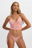 Sueña™ Holly Tankini Üst / Kırmızı Jakarlı