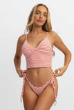 Sueña™ Holly Tankini Üst / Kırmızı Jakarlı