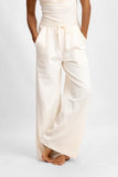 Sueña™ Andie Geniş Paça Pantolon / Vanilla Rom Jakarlı