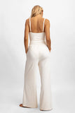 Sueña™ Andie Geniş Paça Pantolon / Vanilla Rom Jakarlı