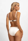Sueña™ Max Bantlı Bikini Üstü / Vanilla Rom Jakarlı (SON İNDİRİM)