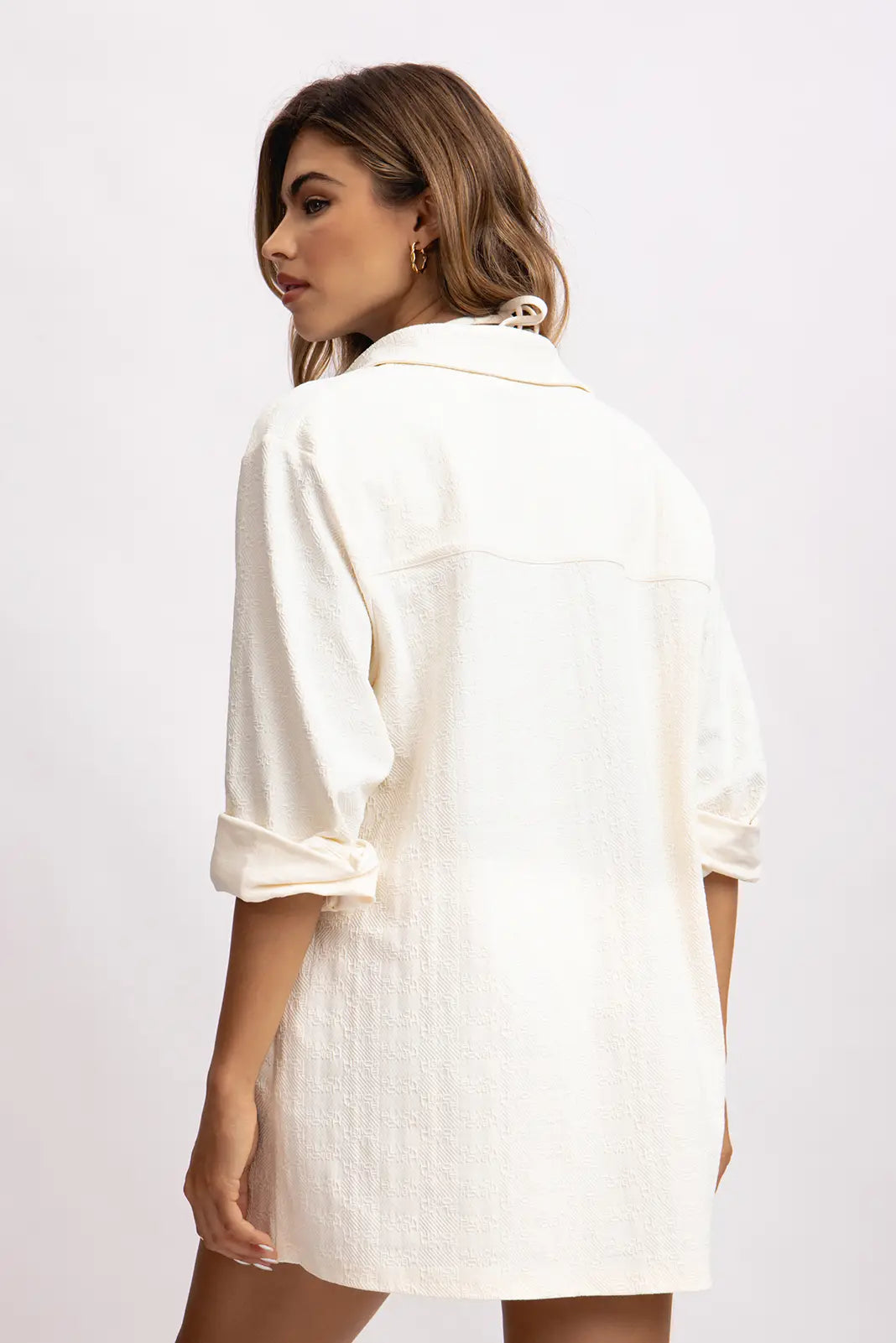 Sueña™ Ysa Oversize Polo / Vanilla Rom Jakarlı