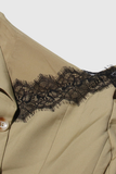 Waverly Dantel Tek Omuz Asimetrik Blazer