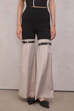 Willow Deconstruct Bej Pantolon