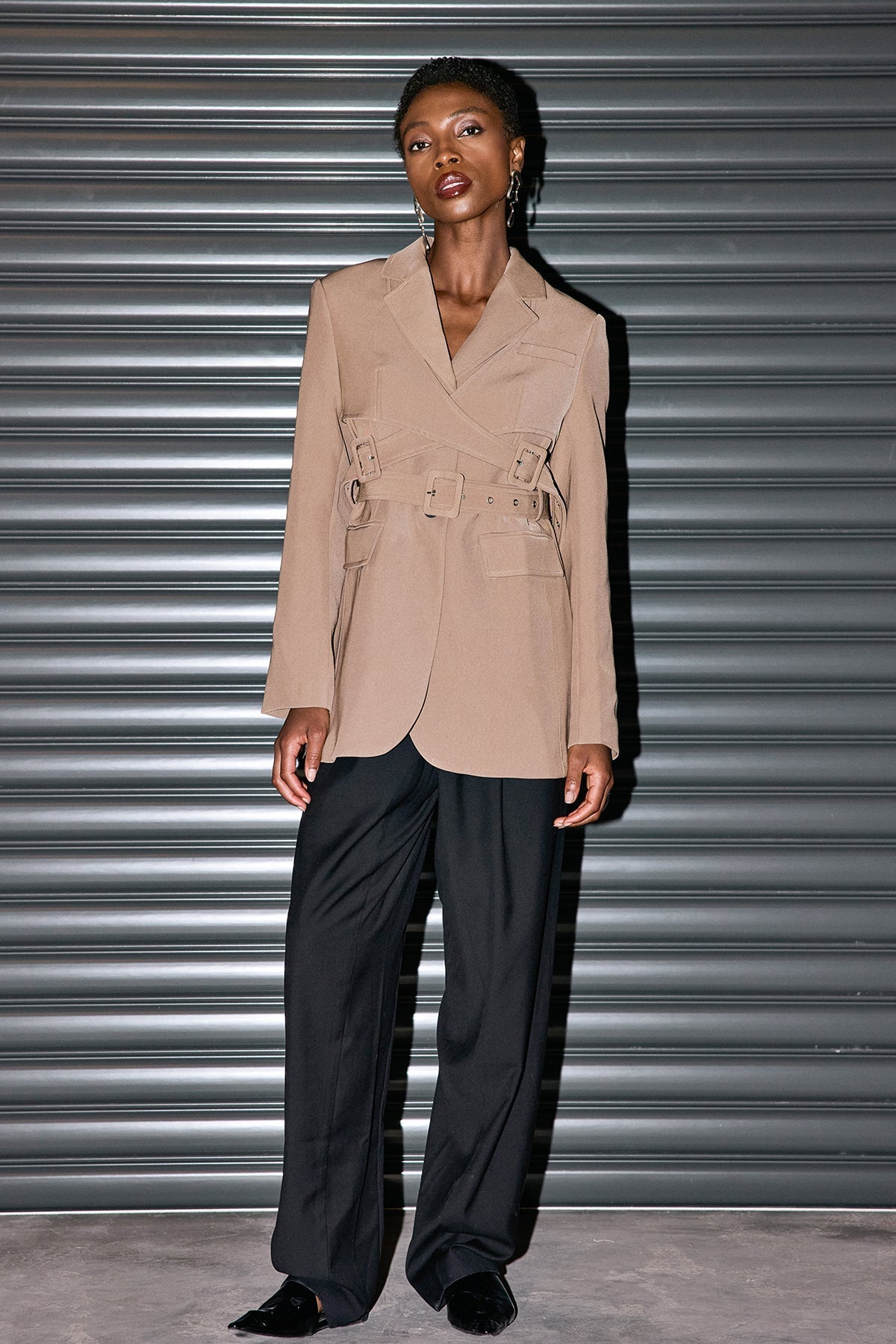 Yashvi Çapraz Tokalı Blazer