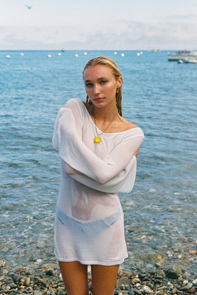 Sueña™ Meredith Sırtı Açık Elbise / Cloud Knit