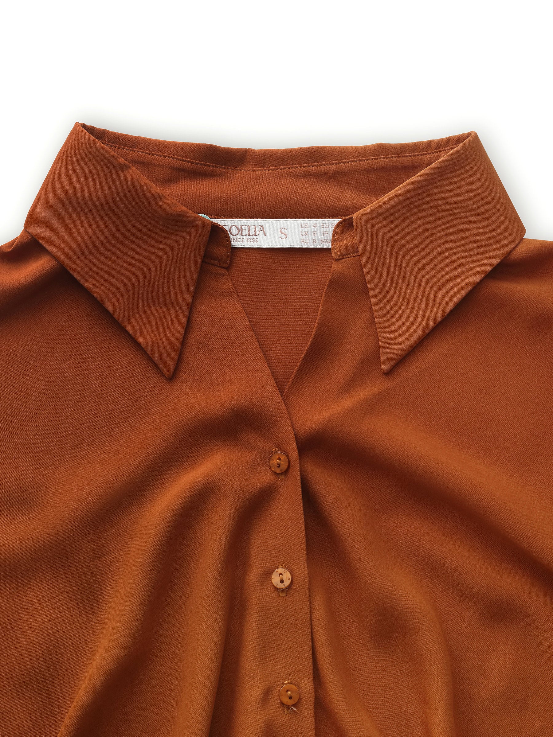 Tencel Asetat Karışımlı Kadın Ayarlanabilir Kollu Gömlek