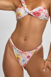 Sueña™ Giana Büzgülü Cesur Alt / Floral Rush (Son İndirim)