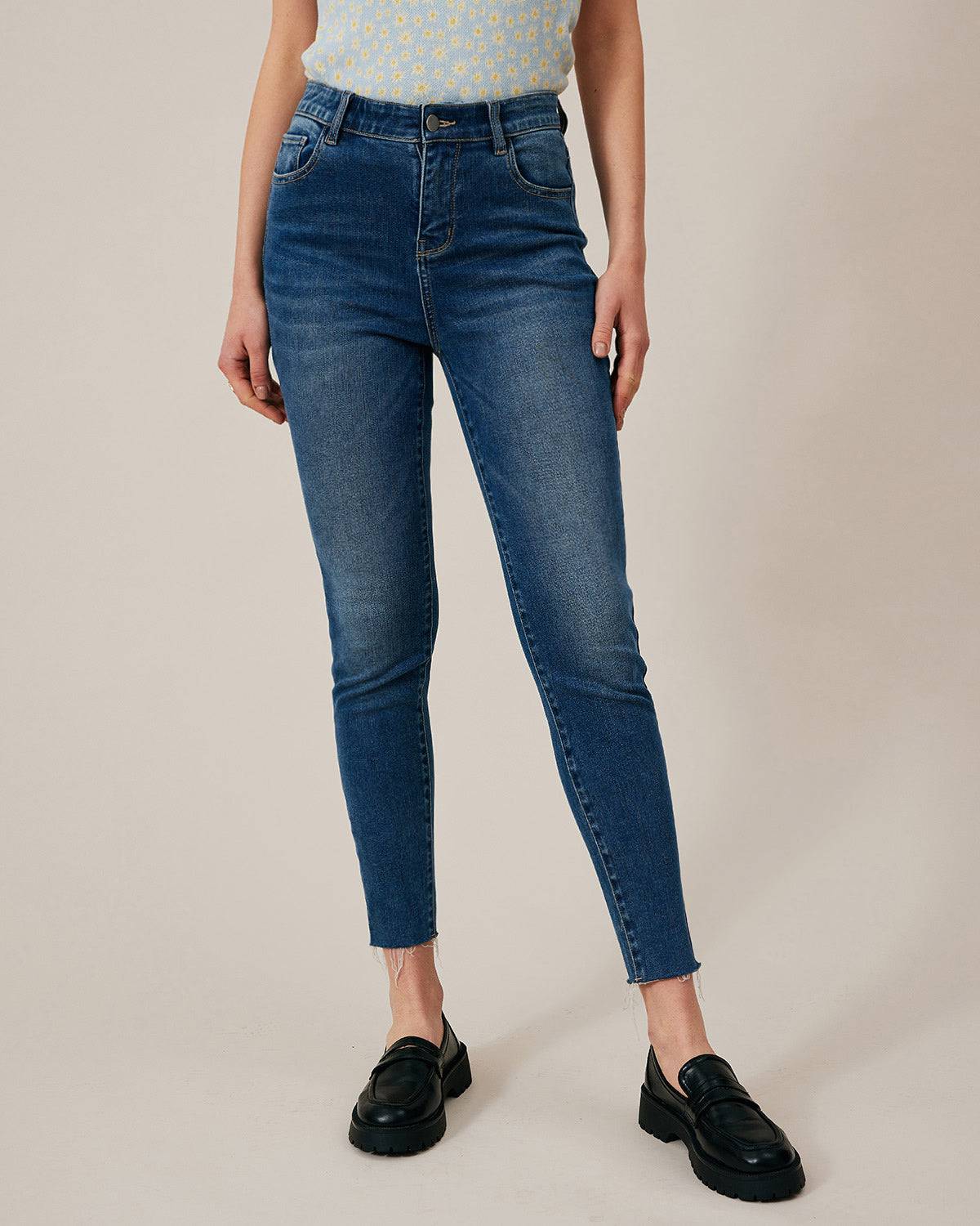 Sueña™ Birinci Sınıf Kumaştan Yüksek Belli Skinny Jeans