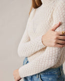 Çiçekli Şeffaf Örgü