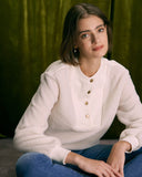 Bej Teddy Patchwork Sweatshirt