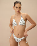 Sueña™ Puantiyeli Üçgen Bikini Üstü
