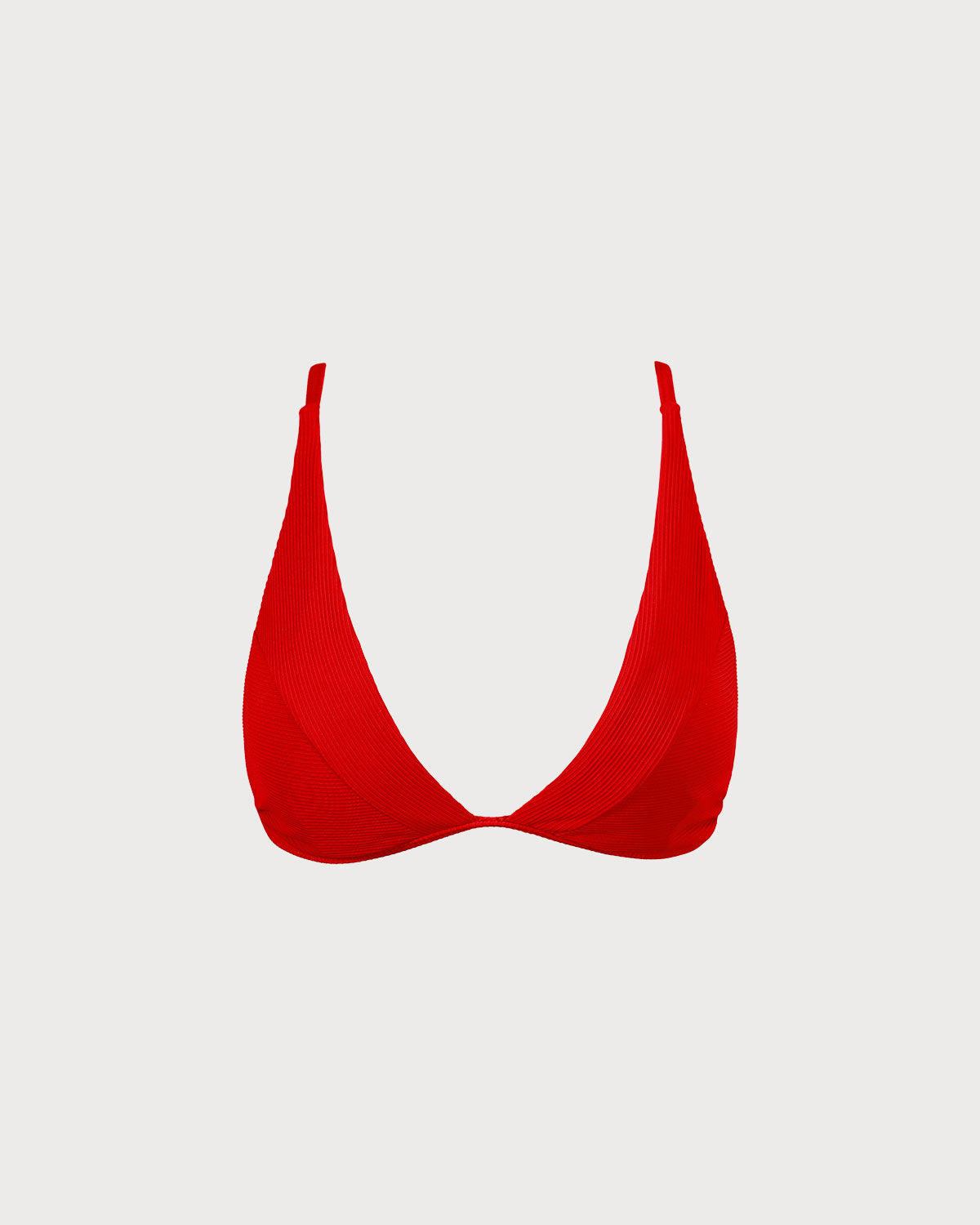 Sueña™ Kırmızı Ribanalı Çapraz Sırtlı Bikini Üstü