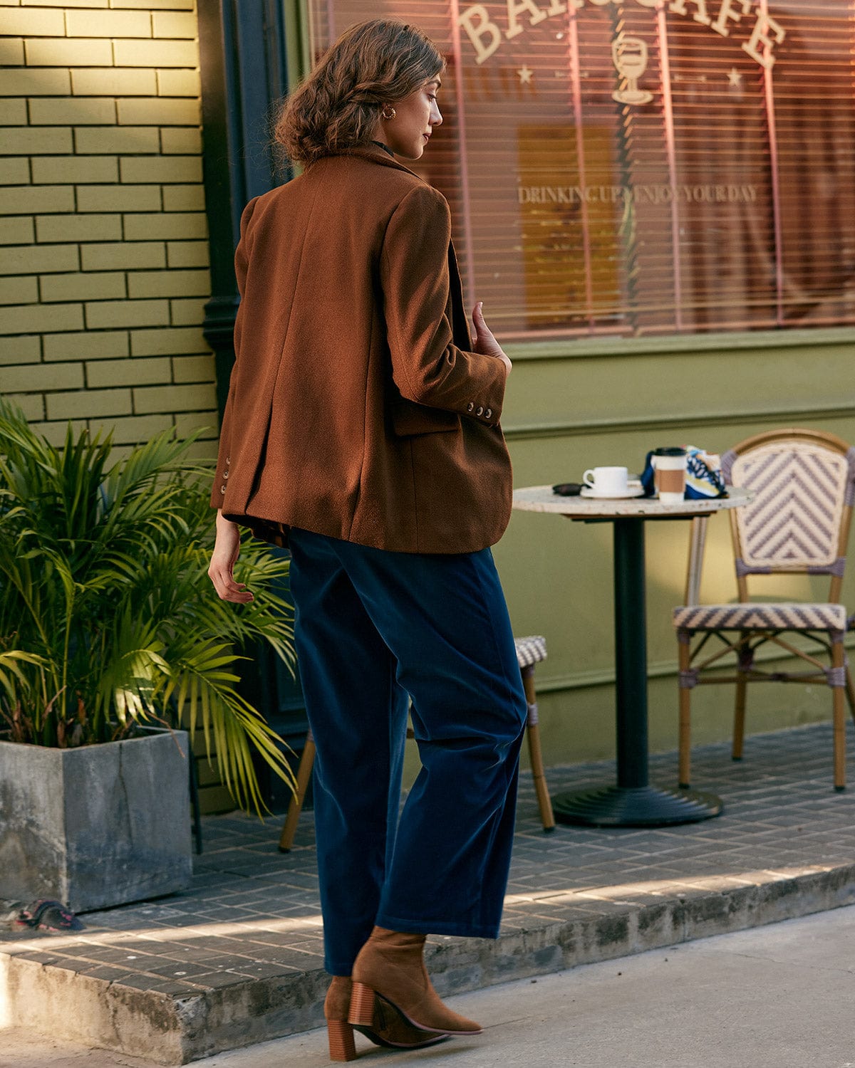 Sueña™ Düz Yaka Tek Düğmeli Blazer