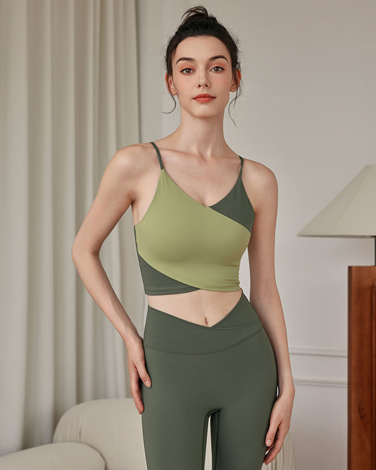 Sueña™ Yeşil Kontrastlı Camiş - Orta Destek