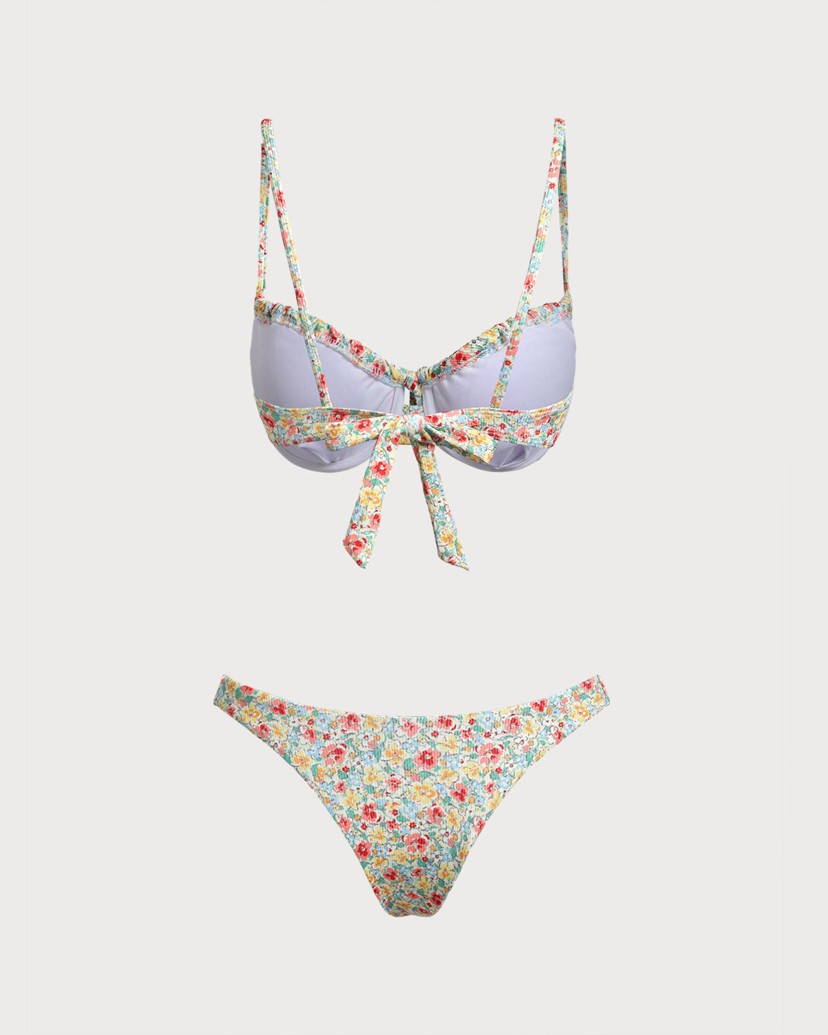 Sueña™ Yeşil Çiçekli Twist Bikini Takımı